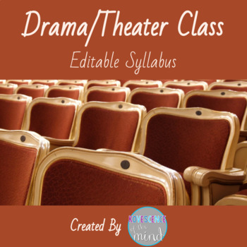 Preview of Drama/Theater Class Syllabus