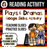 Dramas and Plays Introduction Google Slides Activity (Dist