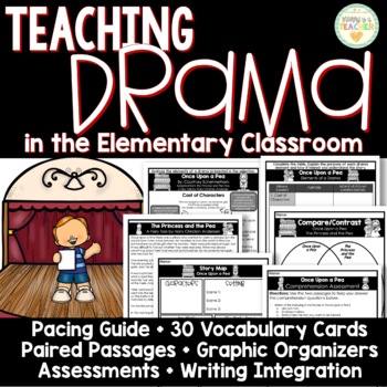 Preview of Teaching Dramas in the Elementary Classroom | Digital + Print