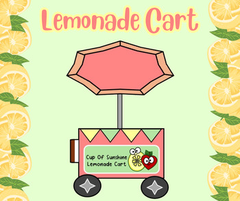 Preview of Dramatic Center Play Lemonade Cart