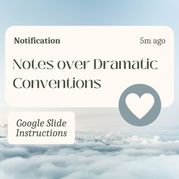 Preview of Dramatic Conventions Foldable (Pairs with Dramatic Conventions Slides)
