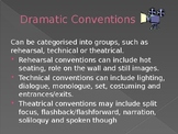 Dramatic Conventions three weeks Year 5 Literacy Planning 