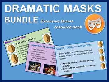 Preview of Dramatic Masks: Extensive resource bundle