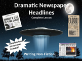 Dramatic Newspaper Headlines Writing Lesson