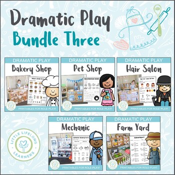 Preview of Dramatic Play Bundle 3 - Prep and Foundation Imaginative Play Resources