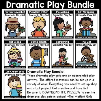 Preview of Dramatic Play Bundle