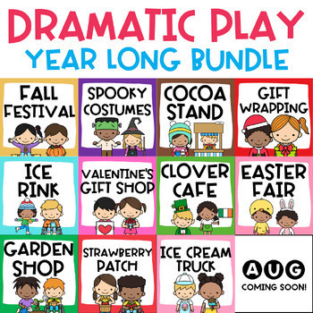 Preview of {50% OFF FLASH SALE!} Dramatic Play Bundle - Year Long Dramatic Play Resources