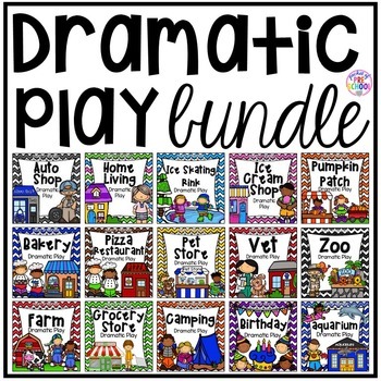 Preview of Dramatic Play Bundle for Preschool, Pre-K, and Kindergarten