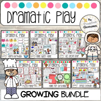 Preview of Dramatic Play Centers GROWING BUNDLE! | Preschool | Kindergarten House Store