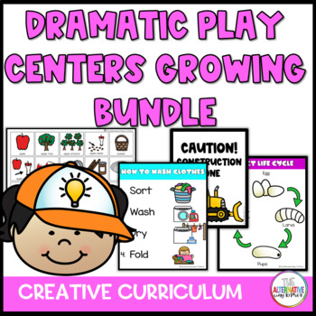 Preview of Dramatic Play Centers Growing Bundle Curriculum Creative