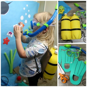 dramatic play centers ocean theme by planning playtime tpt