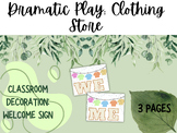 Dramatic Play Clothing Store- Welcome Sign
