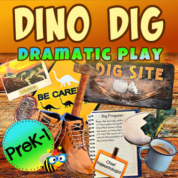 Preview of Dramatic Play - Dinosaur Dig Activity