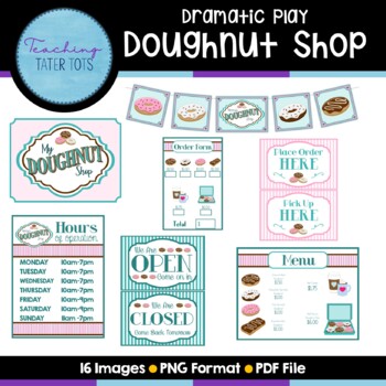 Preview of Dramatic Play- Doughnut Shop
