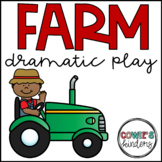 Farm Themed Dramatic Play Set Literacy Center - Animals Fr