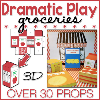 Preview of Dramatic Play Groceries Store Shopping