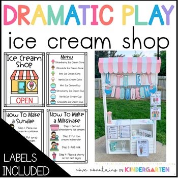 Preview of Dramatic Play Ice Cream Shop