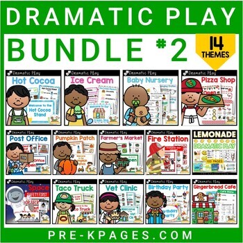 Preview of Dramatic Play Bundle 2 for Preschool, Pre-K, and Kindergarten