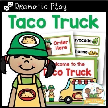 Preview of Taco Restaurant Dramatic Play
