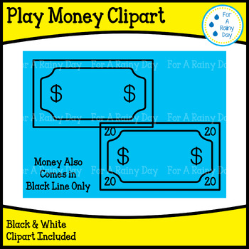 blank play money