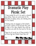 Dramatic Play Picnic Set