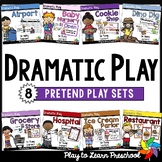 Dramatic Play Bundle 1 Pretend Play Printables for Preschool PreK
