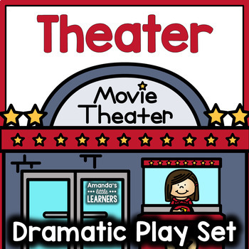Preview of Dramatic Play Set - Movie Theater