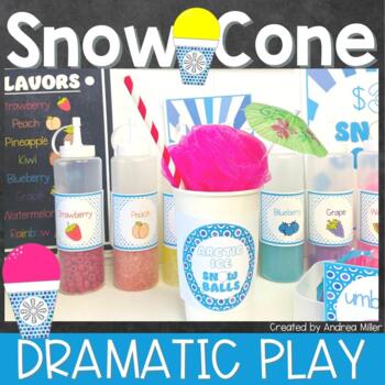 Preview of Dramatic Play Snow Cone Stand
