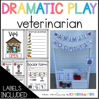 Preview of Dramatic Play Veterinarian/ Animal Hospital