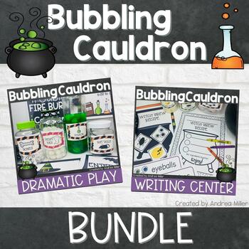 Preview of Halloween Dramatic Play and Writing Centers BUNDLE