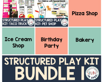 Preview of Dramatic Play for Special Education Preschool BUNDLE 1