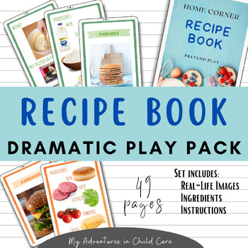 Preview of Dramatic / Role Play Kitchen Home Corner Recipe Book