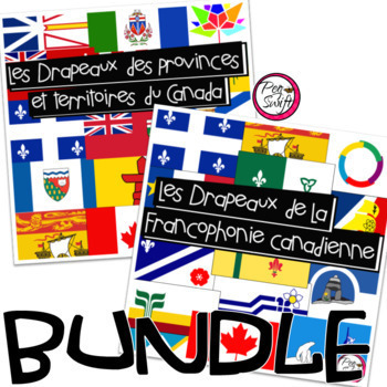 Preview of Drapeaux du Canada • BUNDLE