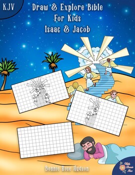 Preview of Draw & Explore Bible for Kids: Isaac & Jacob (KJV)