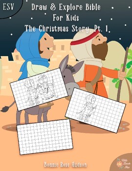 Preview of Draw & Explore Bible for Kids: The Christmas Story, Pt. 1 (ESV)