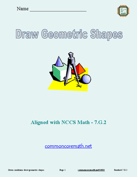 Preview of Draw Geometric Figures - 7.G.2