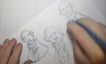 Preview of Draw George Washington Step By Step President's Day