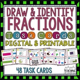Fractions Task Cards | Digital and Printable
