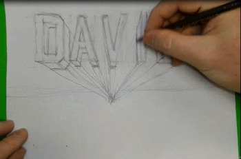 Preview of Draw Letters 3D Step By Step Block Lettering Explained