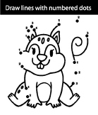 Draw Lines With Numbered Dots