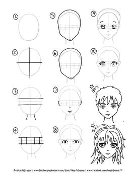 How To Draw Anime Printouts - Referenceperception25