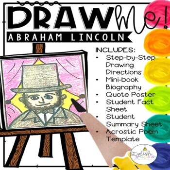Preview of Draw Me Abraham Lincoln Directed Drawing