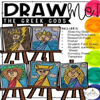 Preview of Draw Me!  The Greek Gods | Directed Drawings
