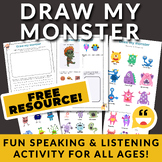 ESL Game!! ☀ Draw My Monster ☀ - Amazing English Game (Bod