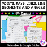 Draw Points, Lines, & Line Segments - 4th Grade Math - Pri