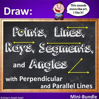 Preview of Draw Points, Lines, Segments, Rays, Angles... (Mini Bundle)