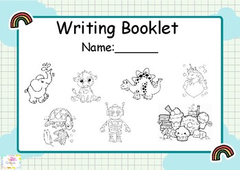 Preview of Writing Booklet- Draw Talk Write Share (DTWS)