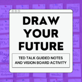Draw Your Future! TED Talk Guided Questions & Vision Board