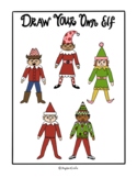 Draw Your Own Elf - Guided Drawing with Bonus Writing Activity