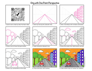 How to Draw One Point Perspective 